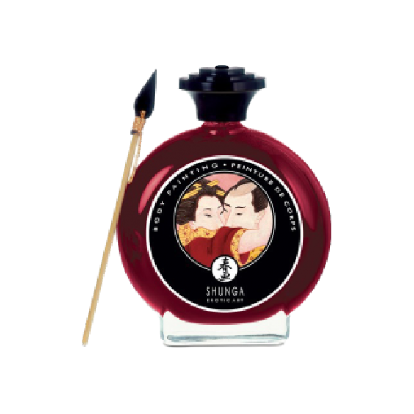 Peinture corporelle comestible - Shunga - Fraise