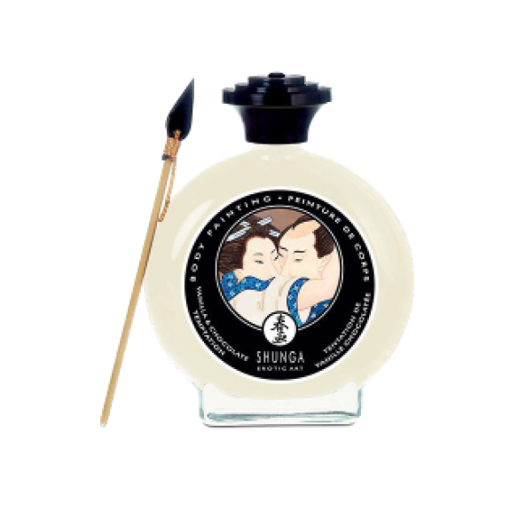 Peinture corporelle comestible - Shunga - Vanille-Chocolat