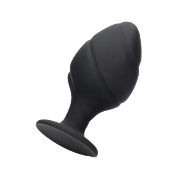 Coffret de 3 Plugs Anaux à Ventouse en Silicone - Swirled