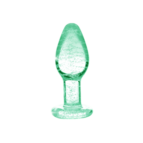 Plug anal en verre phosphorescent - Glow - S