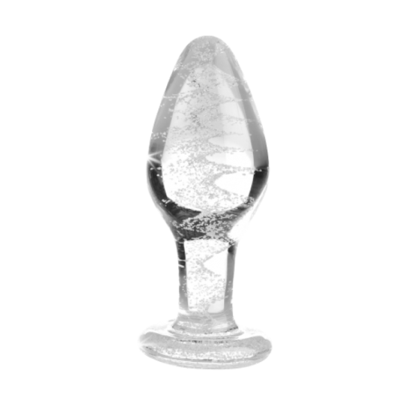 Plug anal en verre phosphorescent - Glow - M