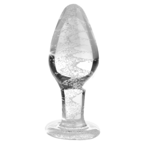 Plug anal en verre phosphorescent - Glow - L