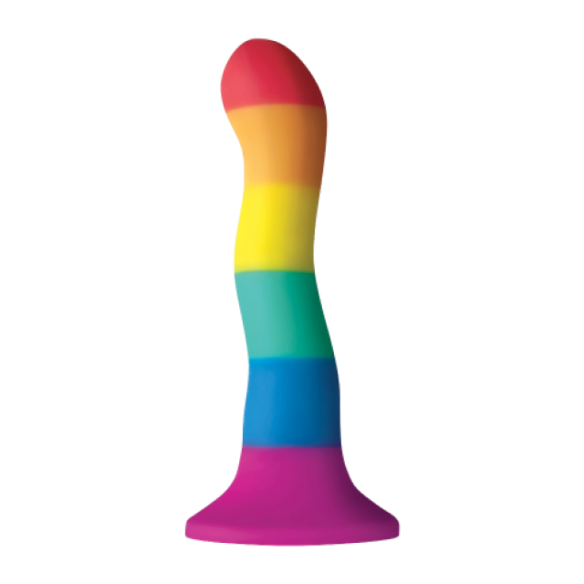 Dildo Anal en Silicone Arc En Ciel - Colours - Pride
