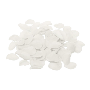 100 Pétales de fleur synthétiques - Blanc
