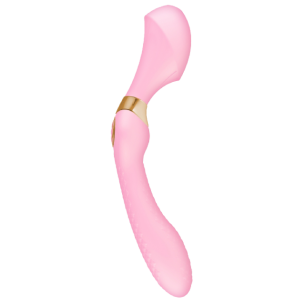Wand ergonomique 2 en 1 - Shunga - Zoa - Rose