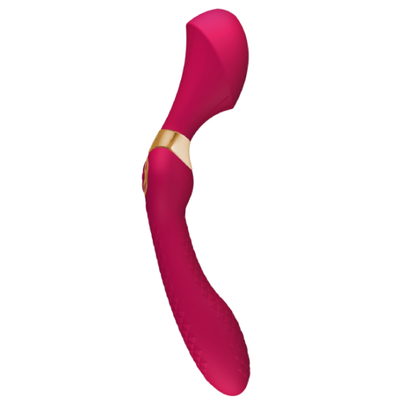 Wand ergonomique 2 en 1 - Shunga - Zoa - Rouge