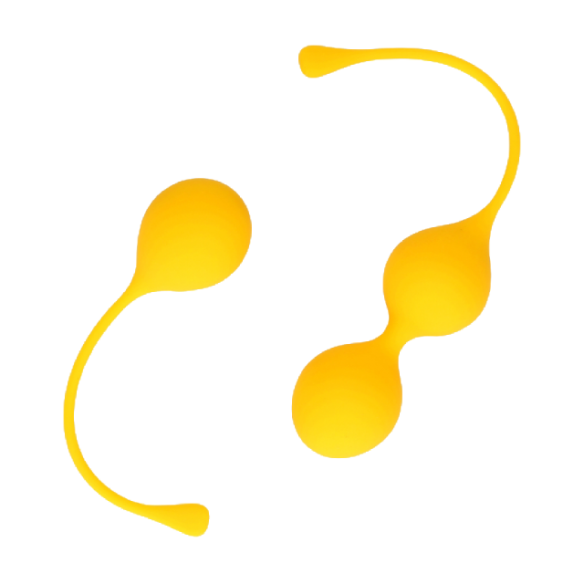 Boules de geisha solo et duo - Balls Training - Jaune