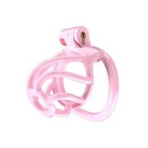 Cage de chasteté - Tortille - Small - Rose