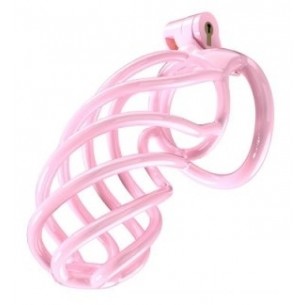 Cage de chasteté - Tortille - Extra Extra Large - Rose