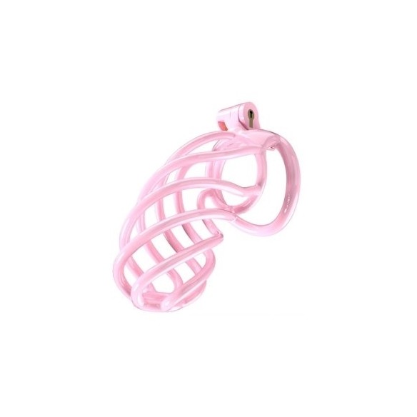 Cage de chasteté - Tortille - Extra Extra Large - Rose