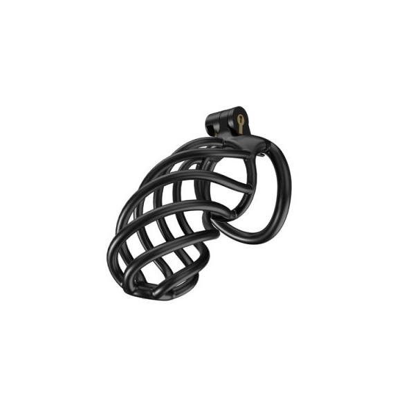 Cage de chasteté - Tortille - Extra Large - Noire