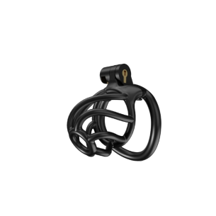 Cage de chasteté - Tortille - Small - Noire