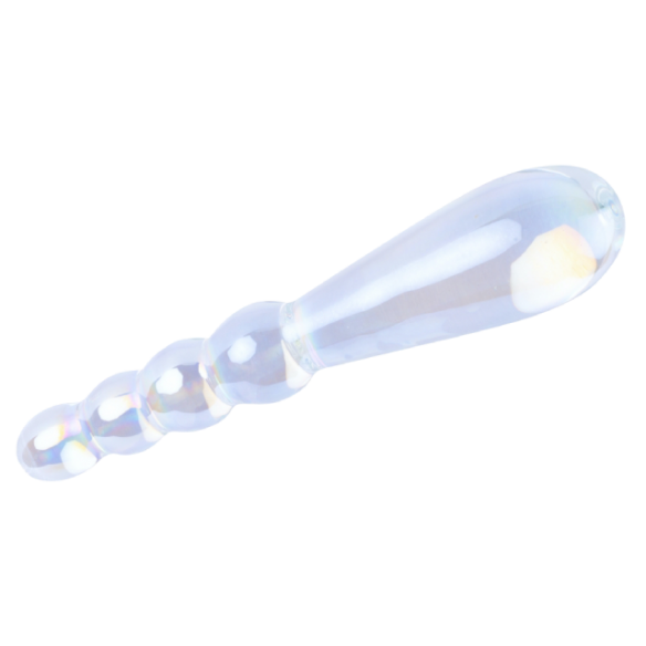 Dildo Double en Verre - Rising Ripples - Lovetoy
