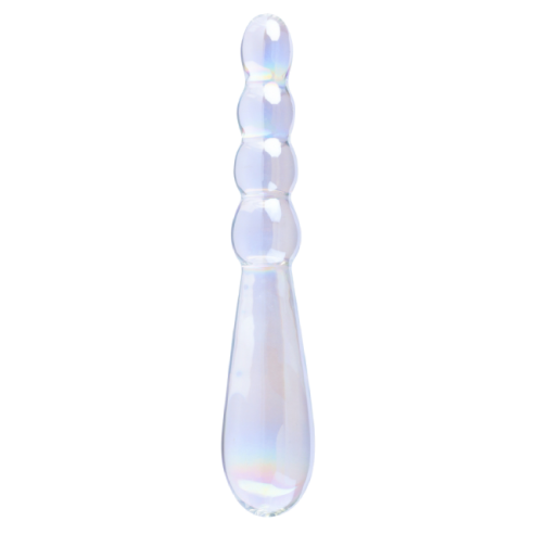 Dildo Double en Verre - Rising Ripples - Lovetoy