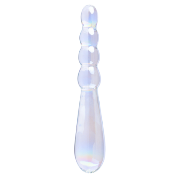 Dildo Double en Verre - Rising Ripples - Lovetoy