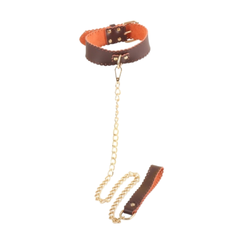 Coffret BDSM en cuir - Brownie - Luxury Fantasy