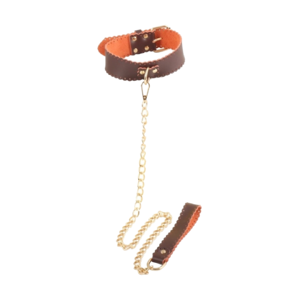 Coffret BDSM en cuir - Brownie - Luxury Fantasy