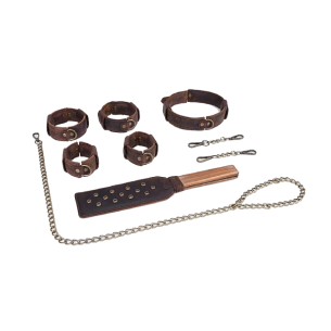 Coffret BDSM en cuir véritable - Vitaggo