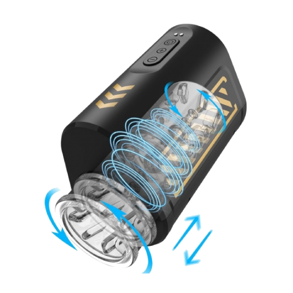 Masturbateur Rotatif à Va-et-Vient - Warny - SuckMeToys