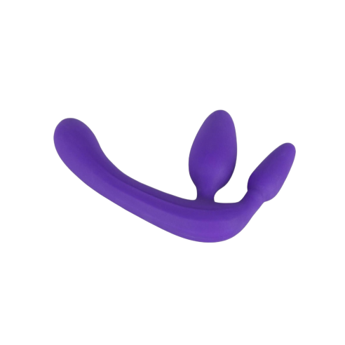 Triple Gode sans Harnais - Spécial Pegging