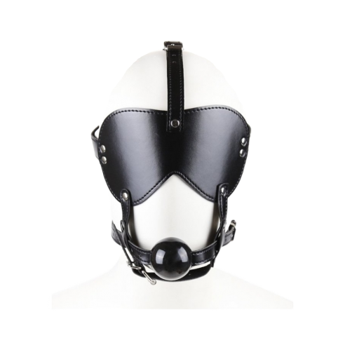 Bâillon Boule et Masque Réglables